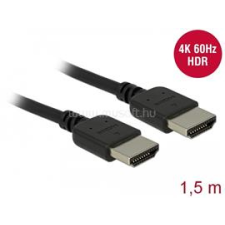 DELOCK Prémium HDMI kábel 4K 60 Hz 1,5 m (DL85216) kábel és adapter
