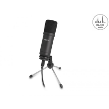 DELOCK Professional USB Condenser Microphone Black mikrofon