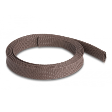 DELOCK rágcsálóbiztos fonott, nyújtható kábelharisnya 2m x 19mm barna (20899) (delock20899) asztali számítógép kellék