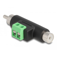 DELOCK RCA apa és RCA anya - Terminal Block Adapter egyéb hálózati eszköz