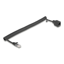 DELOCK RJ45 hálózati kábel Cat.5e UTP 1m fekete (90668) (90668) kábel és adapter
