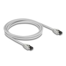 DELOCK RJ45 hálózati kábel Cat.8.1 S/FTP 2 m szürke kábel és adapter