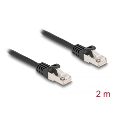 DELOCK RJ50 apa - RJ50 apa S/FTP kábel 2 m fekete (80188) (del80188) kábel és adapter