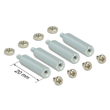 DELOCK Rögzítőkészlet Raspberry Pi-hez kábel és adapter