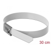 DELOCK Rozsdamentes Acél Kábelkötegek Hossza 300 x Szélesség 7,9 mm fehér 10 db.