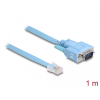 DELOCK RS-232 DB9 típusú adapter apa - 1 x RS-232 RJ45 soros apa 1 m
