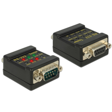 DELOCK RS-232 Teszter DB9 kimenet > DB9 bemenet kábel és adapter