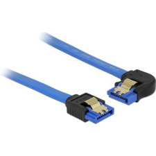 DELOCK - SATA3 EGYENES/BAL kék kábel 70cm - 84986 kábel és adapter