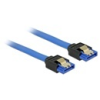 DELOCK SATA 6Gbps egyenes kábel 10 cm (kék)