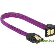DELOCK SATA cable 6 Gb/s 20 cm down / straight met kábel és adapter