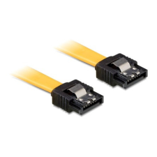  Delock SATA F/F adatkábel 0.1m sárga kábel és adapter