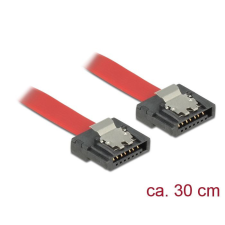 DELOCK SATA FLEXI 6 Gb/s 30cm Red metal Cable kábel és adapter