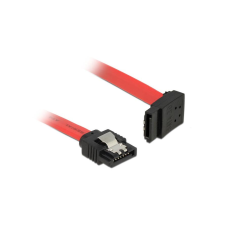 DELOCK SATA-Kabel SATA 7pin -> SATA 7pin gew. St/St 0.50m (83974) kábel és adapter