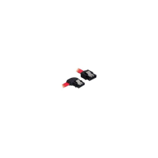 DELOCK SATA-Kabel SATA -> SATA links St/St 0.50m Clips (82603) kábel és adapter