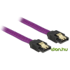 DELOCK SATA Összeköto Lila 20cm 83689