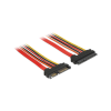 DELOCK SATA-Verl. SATA III 22pin -> 22pin St/Bu 0.30m (84919)