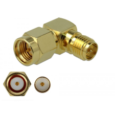 DELOCK SMA-dugó apa RP-SMA csatlakozóhüvely 90 3 GHz adapter (89967) (DL89967) kábel és adapter