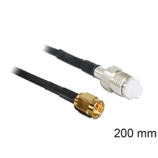 DELOCK SMA dugó &gt; FME jack RG-174, 200 m kábel és adapter