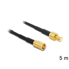 DELOCK SMB dugó &gt; SMB jack RG-174, 5 m kábel és adapter