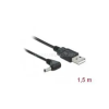 DELOCK Tápkábel USB > DC 3.5 x 1.35mm male 90 fokos 1.5m (DL83577)