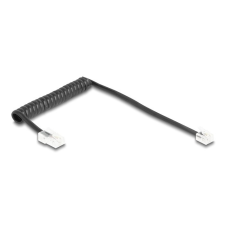 DELOCK Telefon csavart kábel RJ11 apa - RJ45 apa fekete színű 1 m kábel és adapter
