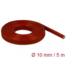 DELOCK Tűzvédelmi szilikon borítású takarás 5 m x 10 mm piros egyéb hálózati eszköz