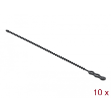 DELOCK Újrahasználható kötöző Hx 210 x Sz 4,5 mm 10 db. fekete villanyszerelés