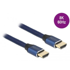 DELOCK Ultra nagy sebességű HDMI kábel 48 Gbps 8K 60 Hz kék 1 m (85446) kábel és adapter
