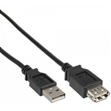 DELOCK USB2.0 hosszabító kábel A-tip. dugó &gt; A-tip aljzat csatlakozókkal, 0.5m kábel és adapter