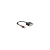DELOCK USB3.0 Kabel A -> DVI(24+5) St/Bu 0.20m schwar (62737)