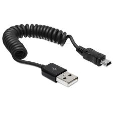 DELOCK USB 2.0-A anya > USB mini apa spirál kábel kábel és adapter