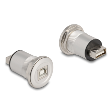 DELOCK USB 2.0 A-típusú B-típusú beépített anya alumínium (88194) (88194) kábel és adapter