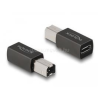 DELOCK USB 2.0 adapter USB Type-C  anya   B-típusú apa (DL65839)