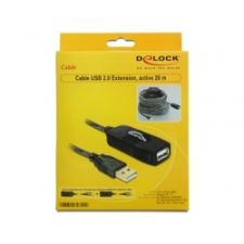 DELOCK USB 2.0 aktív hosszabbító kábel (82690) kábel és adapter