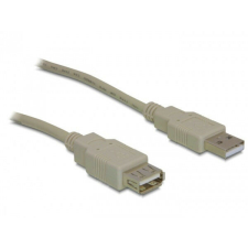 DELOCK USB 2.0 hosszabbító kábel A/A 1,8 m kábel és adapter