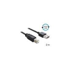 DELOCK USB 2.0 kábel A-B (Easy-USB) 2 m kábel és adapter