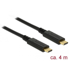 DELOCK USB 2.0 Type-C -&gt; Type-C kábel 4m fekete (85206) kábel és adapter