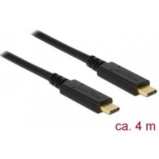 DELOCK USB 2.0 Type C Összekötő Fekete 4m 85206 kábel és adapter