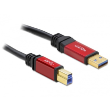 DELOCK USB 3.0-A > B apa / apa, 3 m prémium kábel kábel és adapter