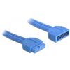 DELOCK USB 3.0 pin fejes hosszabbító kábel apa / anya