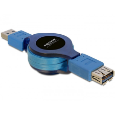  Delock USB 3.0 visszatekerhető hosszabbító kábel kábel és adapter