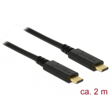  Delock USB 3.1 Gen 1 (5 Gbps) kábel Type-C a Type-C 2 m 3 A E-Marker kábel és adapter
