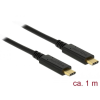 DELOCK USB 3.1 Gen 2 (10 Gbps) Type-C to Type-C 1 m 5 A E-Marker cable (85531)