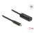 DELOCK USB 3.1 Type C Összekötő Fekete 3m 80027