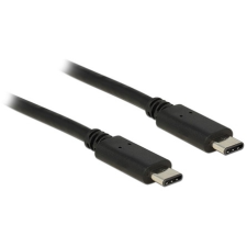 DELOCK USB-C M / M adatkábel 1m fekete kábel és adapter