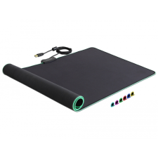 DELOCK USB egérpad 920 x 303 x 3 mm RGB megvilágítással (12555) (12555) egérpad