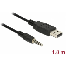 DELOCK USB Jack Átalakító Fekete 1.8m 83779 kábel és adapter