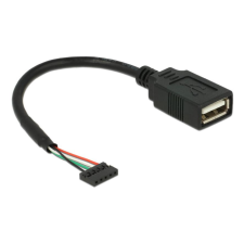 DELOCK USB Kabel Pinheader 5Pin -> A Bu/Bu 0.15m (84831) kábel és adapter
