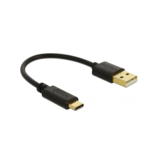 DELOCK USB Ladekabel Typ-A zu USB Type-C 15 cm (85354) kábel és adapter