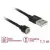 DELOCK USB mágneses adat-és töltőkábel 1,1m (fekete)